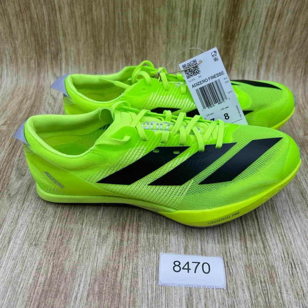 Adidas Adizero Finesse‎ Men's Size 7 Track Spikes Lucid Lemon Black IG2018 NEW